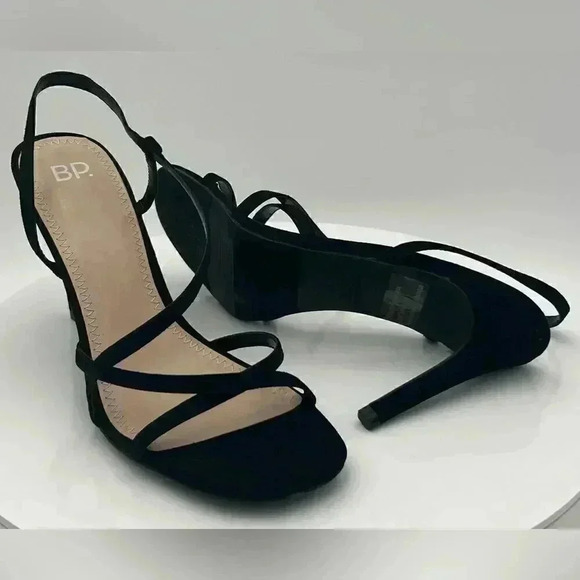 BP. | Hayzel Strappy Sandal | Black | NWT 8.5 - Picture 1 of 7